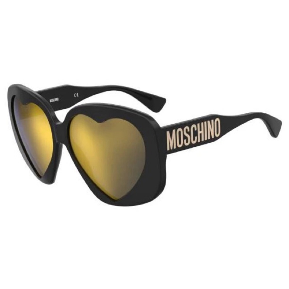 NWT Moschino Gold Mirror Sunglasses
